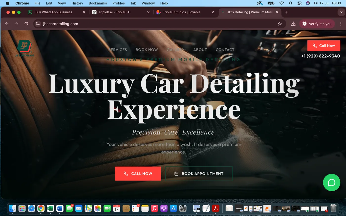 JBS Car Detailing screenshot